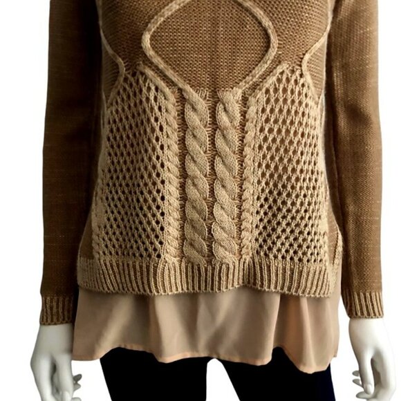 Papercut Clothing Brown Sweater Blouse XSmall - Picture 4 of 7